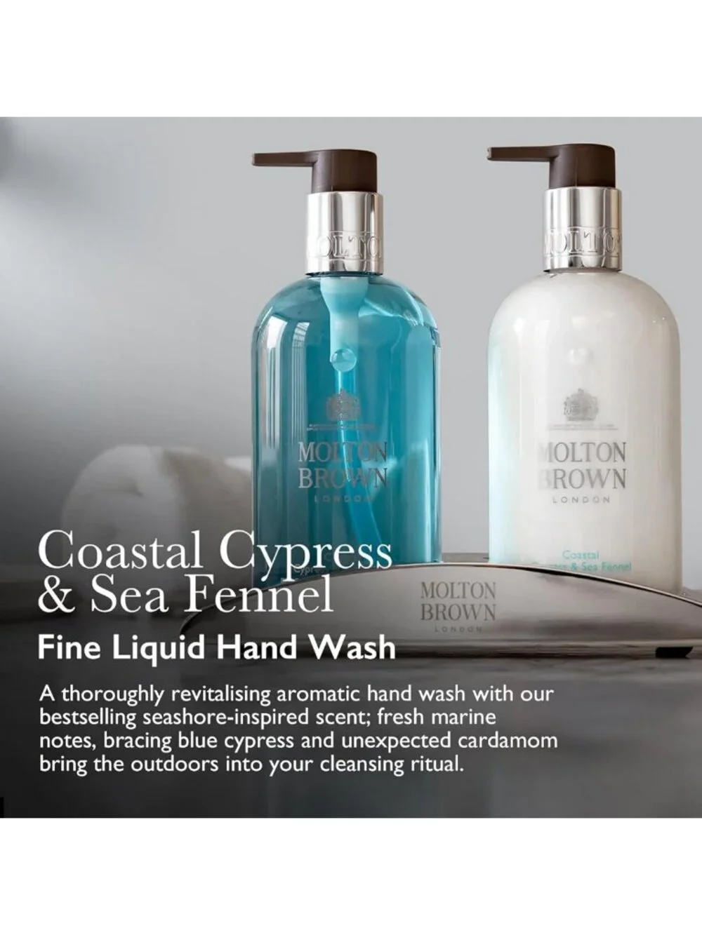 Coastal Cypress & Sea Fennel Liquid Hand Wash - 10 fl. oz. Luxury Cleanser